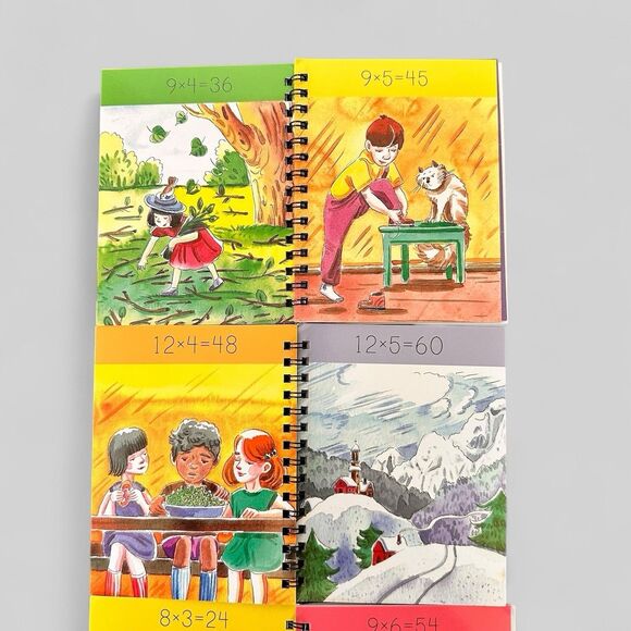 TGTB Musical Multiplication Homeschool Math Practice Booklets Flash Cards VTG - Picture 5 of 10